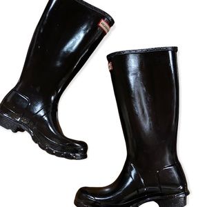 NWOT Black Hunter Rainboots